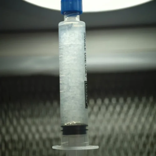 Vial de micelio de hongos para proyectos de investigación